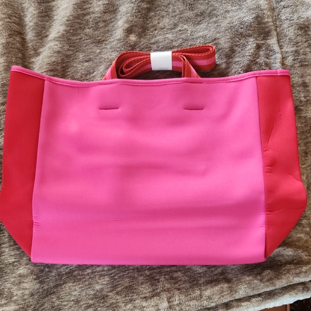 Summersalt Vibrant Pink and Red Tote